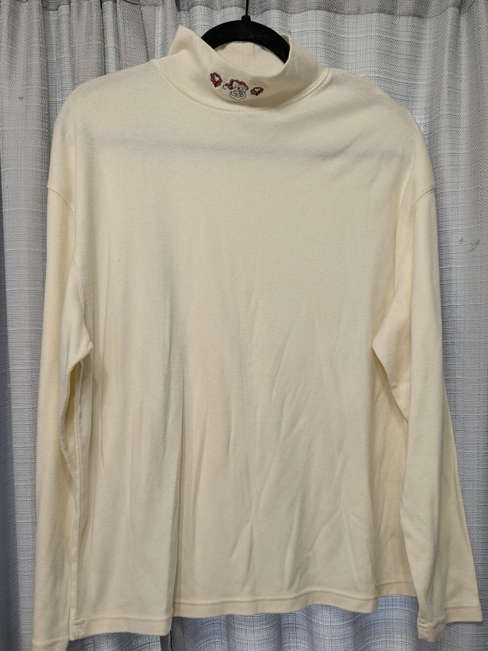 Ashley Hill Grandmacore Mock Neck Santa Long Sleeve Shirt